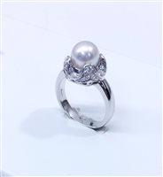 Anello Salvini Donna in Oro bianco Perla N74068Q-15 - N74068Q-15